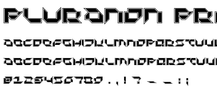 Pluranon Pro font